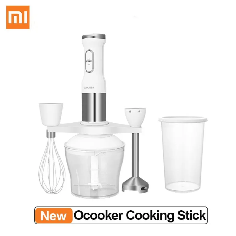 XIAOMI MIJIA QCOOKER CD-HB01 ручной блендер электрический кухонный портативный кухонный комбайн миксер соковыжималка многофункциональная быстрая приготовление пищи - Цвет: QCOOKER CD-HB01