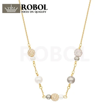 

High Quality Original SWA Necklace with Original Engraved Woman Jewelry Gift Fashion Luxury Jewelry Free Shipping Wholesale