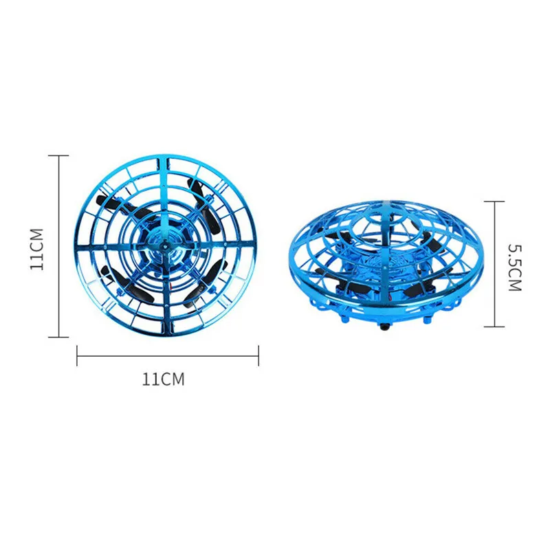 Najtaniej Zawieszenie indukcyjne na podczerwień Mini RC Drone ręka latająca piłka ufo w LED Lights antykolizyjna samolot Quadcopter Toy
