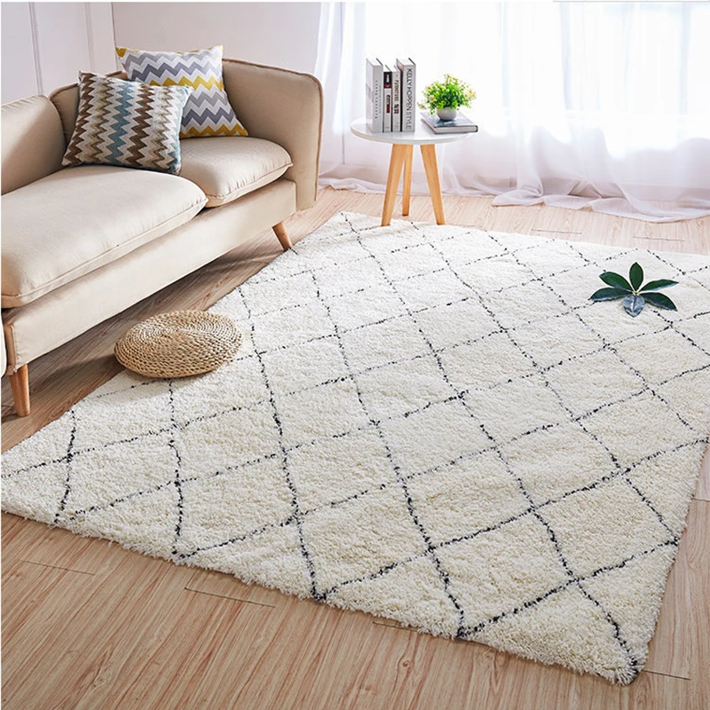 Conch House Thick Carpet for Living Room Plush Rug Children Bed Room