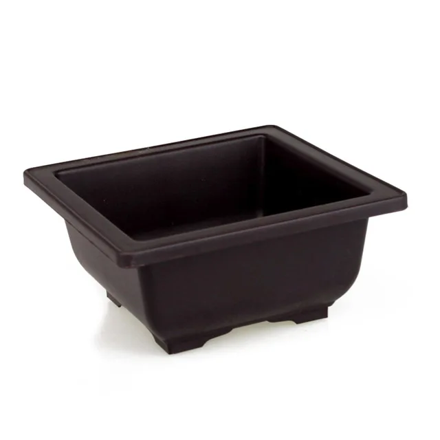 Műanyag Virág Edény Retro Stílusú Szimulációs Lila Homok Edények Bonsai Fa Növény Zamatos Otthoni Kert Pjop - Image 4