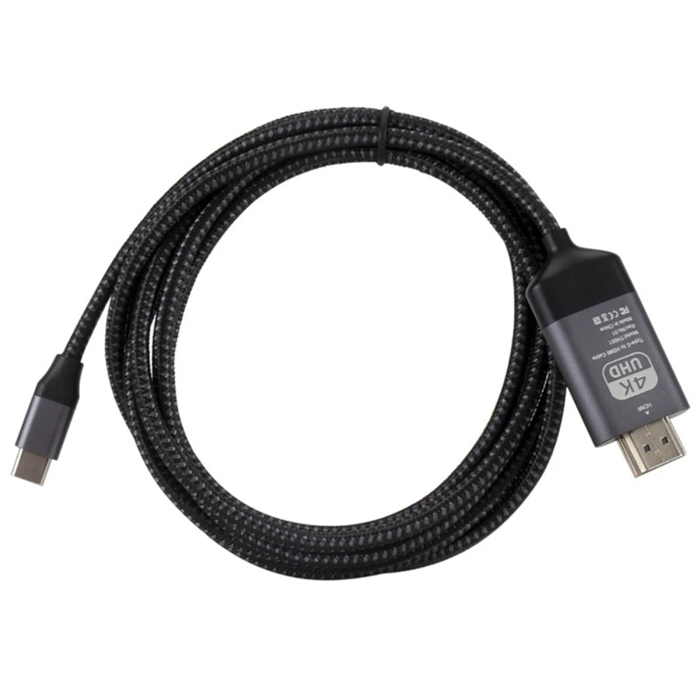 60HZ Тип C к HDMI Кабель HDMI HD 4 к аудио кабель HDMI конвертер USB Кабель-адаптер для HD ТВ цифровой AV для samsung HUAWEI htc LG - Цвет: 60HZ