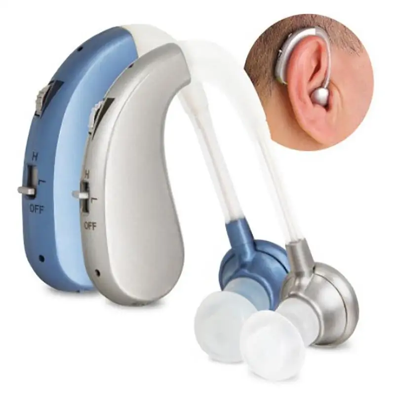 

Rechargeable Mini Digital Chip Hearing Aid Anti-howling Sound Amplifiers Wireless Hearing Aid For Elderly Drop Shipping