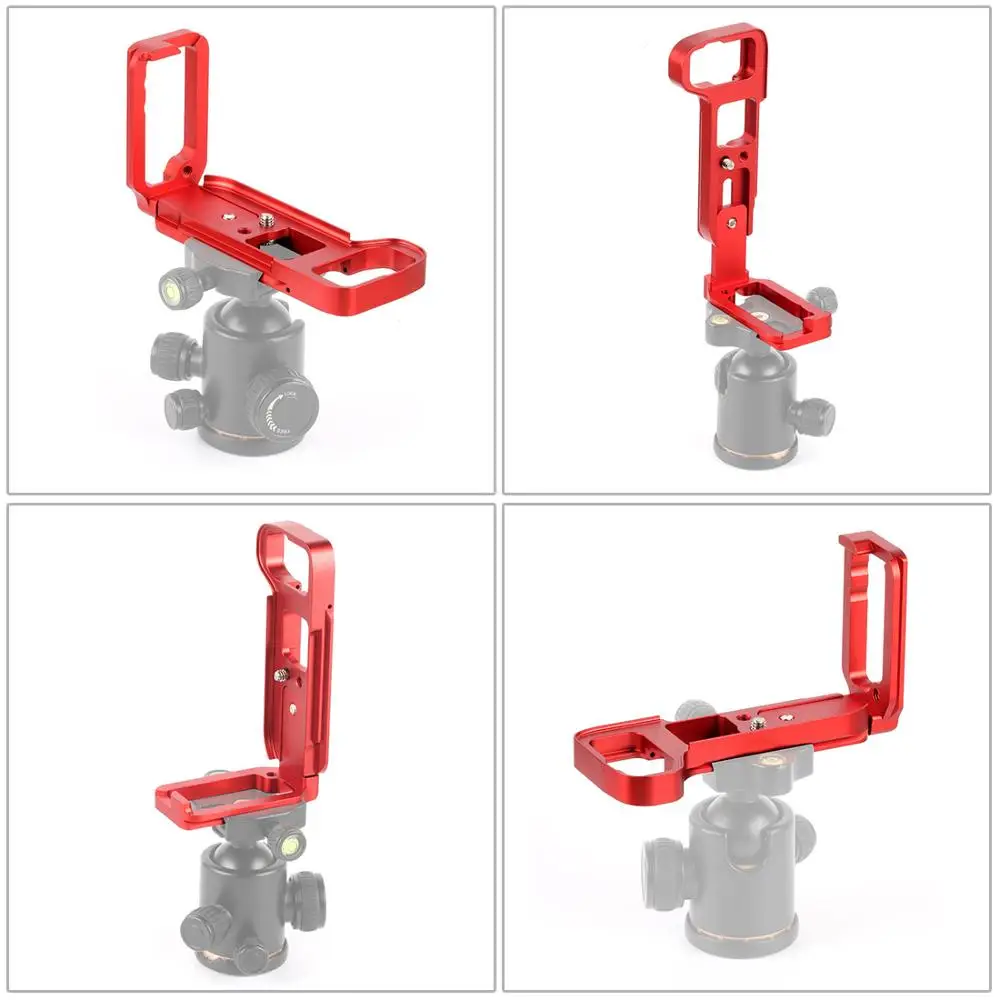 1x Алюминий A9 A7R3 Pro вертикальный QR L Тип пластины кронштейн штатив Quick Release ручка Набор для sony A9/A7R3/A7M3