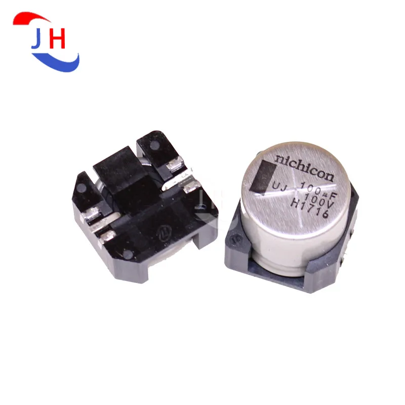 

10 шт. импортный алюминиевый электролитический конденсатор SMD 100V100UF 16*16 UUJ2 A101NL1ms 100V 100UF