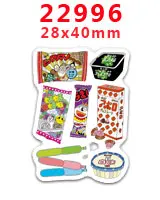 22996 30 шт мультфильм плоское украшение из смолы PR 22607 - Цвет: 22996