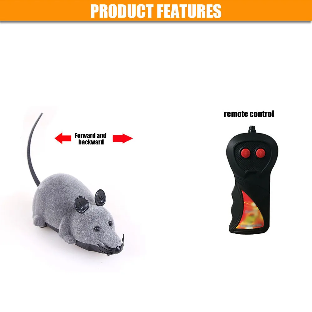 Горячая смешная мышь игрушка мышь с ПДУ игрушка кошка собака играющая игрушка RC Мыши Крысы Игрушка Животные Кошки мышь Игрушка аксессуары
