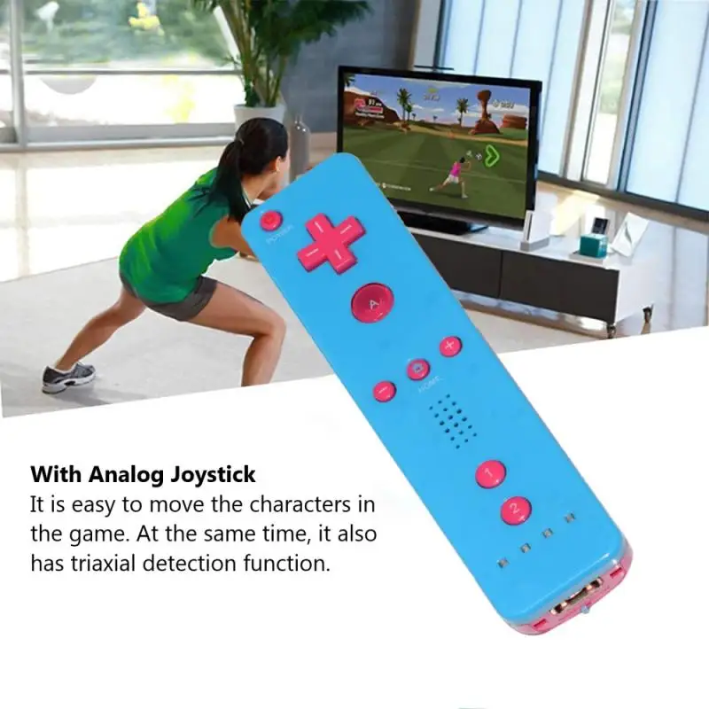 2 Colors Wireless Gamepad For Nintend Wii And Wii U Bluetooth-compatible Game Remote Controller Joystick Without Motion Plus