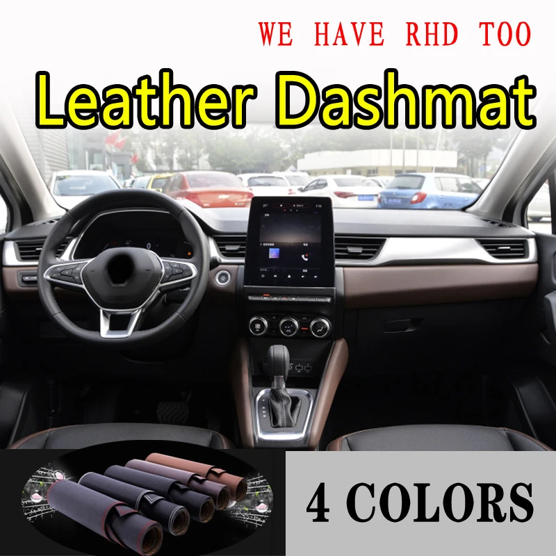 Couverture De Tableau De Bord En Cuir Pour Renault Captur Kaptur G2 2020 2021 Accessoire De Voiture Pare Soleil Aliexpress