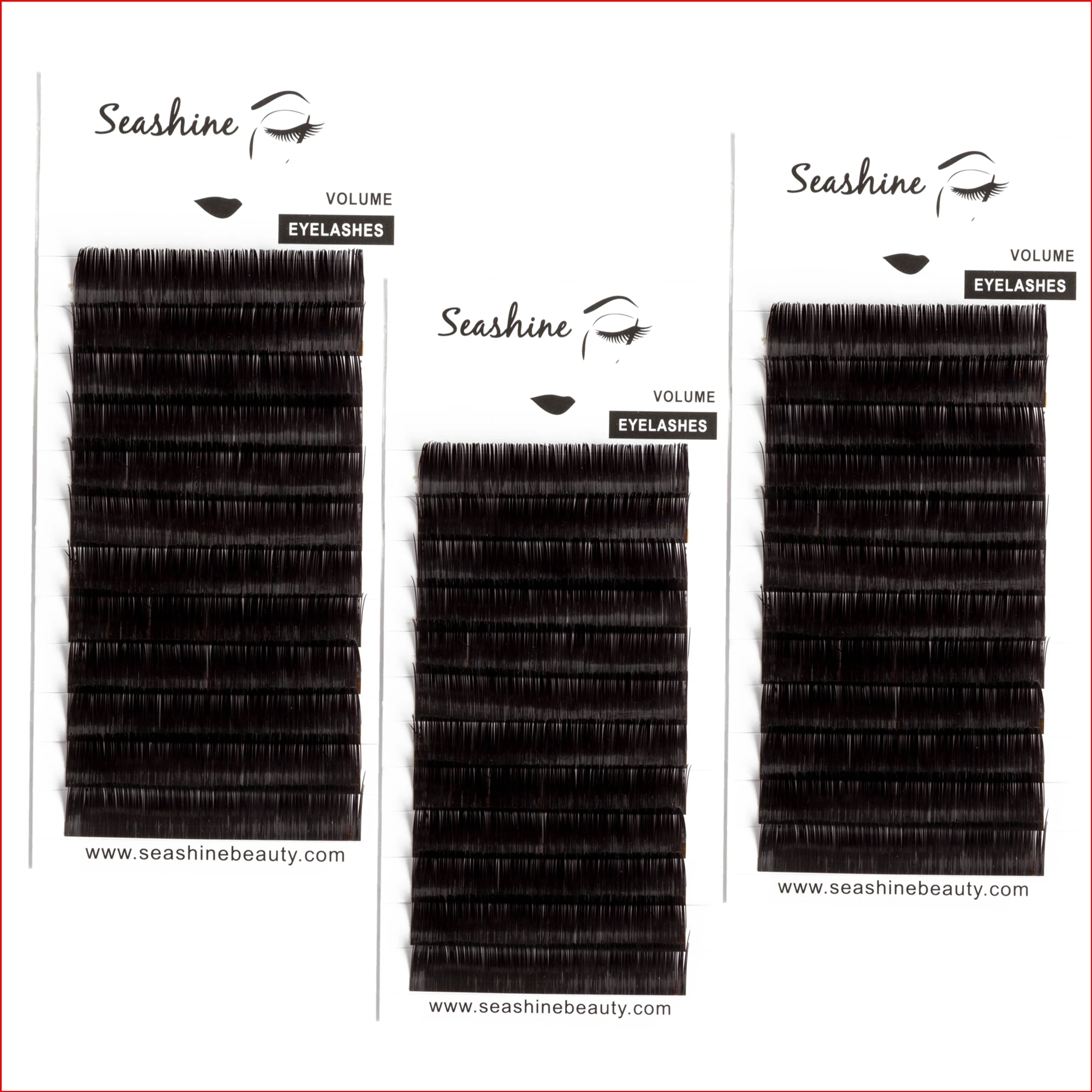 

Seashine Flat Ellipse Eyelashes Extensions 0.15 0.20 B C D Split Tips Lashes Natural Light False Eyelashes