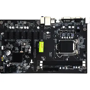 

H81 BTC Motherboard 6-GPU Mining Rig LGA1150 CPU DDR3 Memory Type High Speed USB3.0 Ports Computer PC Mainboard LGA 1150 VGA