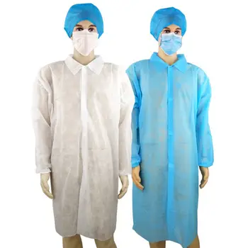 

Disposable Non woven Gown Breathable Apron Elastic Dust Proof Overalls Hair Cutting Apron Hair Cutting Capes Clothes