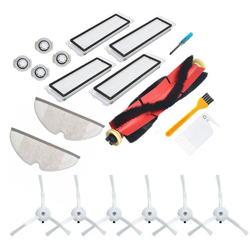 Набор роликовых щеток для Xiaomi/Stone/Roborock T4 T6 S55 Запчасти для пылесоса