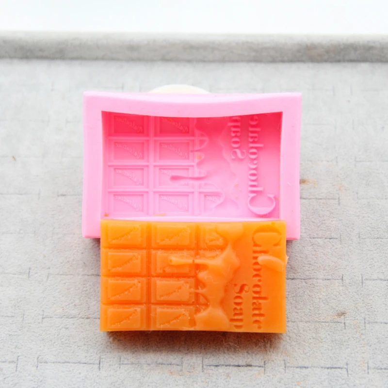 DIY Chocolate Soap Mould Silicone Soap Making Tools Soaps Mold Crafts Cake Decorating Molds Handmake Fondant Candy Tool