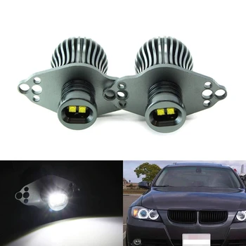 

2X LED Angel Eye Marker Bulbs for BMW E90 3 Series 20W Xenon White High Power LED Light
