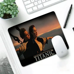 Titanic pequeno mouse pad gamer computador computador gamers decoracion mousepad teclado para cópia esports tapete de mesa cs go mausepad