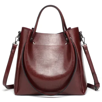

2020 new women's shoulder bag retro simple ladies messenger bag solid color large capacity women bag fashion handbag tote bag