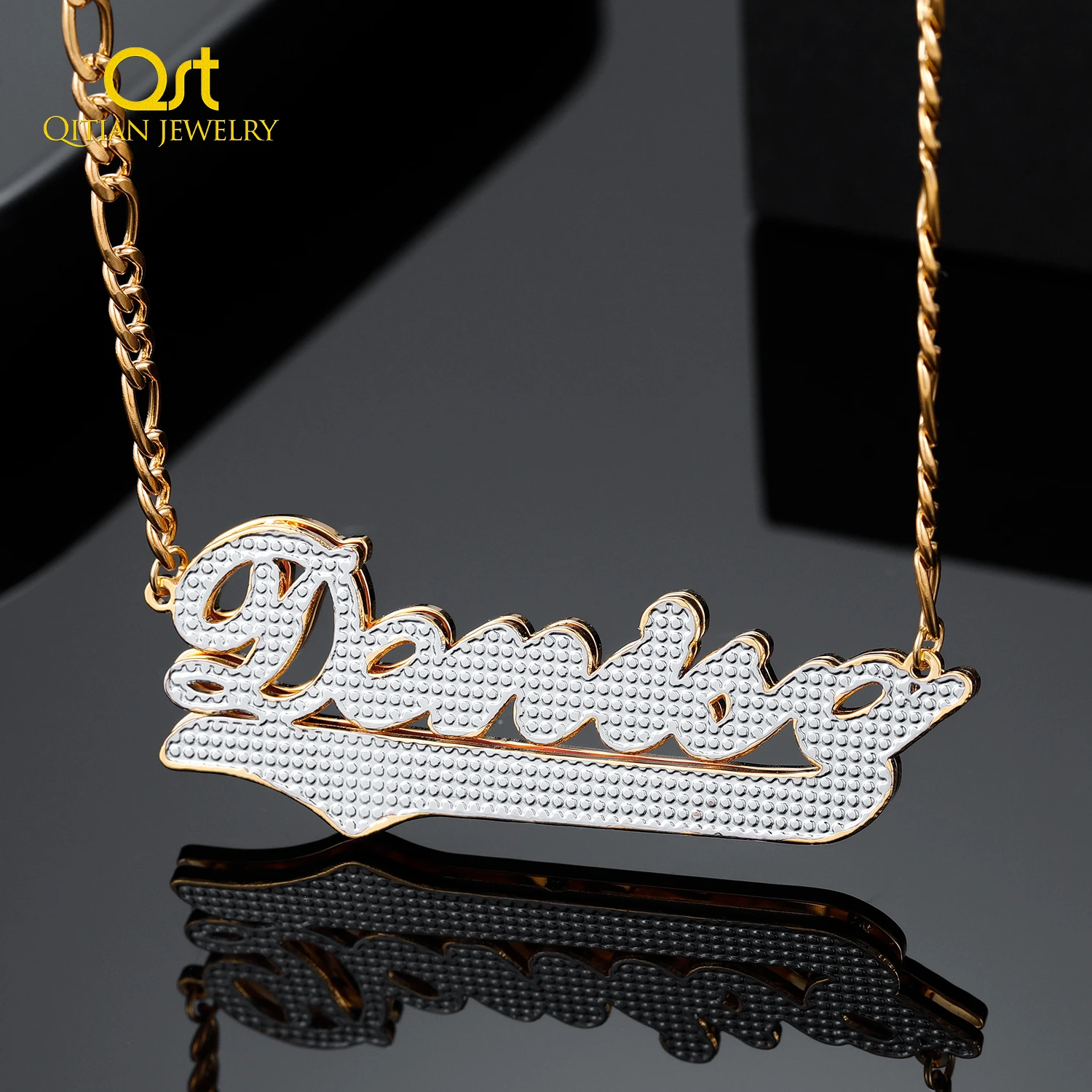 Customized Two Tone Double Plate Gold 