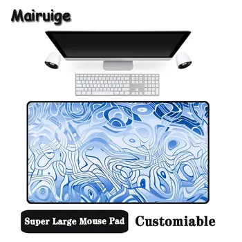 

Mairuige Big Promotion Large Size Multi-size Locked Mouse Pad Blue sea Pattern PC Computer Notebook Desk Mat