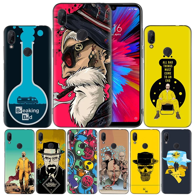 

Silicone Case for Xiaomi Redmi Note 7 8 7A 7S 6 6A 5 K20 Mi 9T CC9 CC9E A1 A2 A3 8 Play Lite Pro F1 Breaking Bad Chemistry Walte
