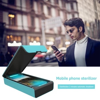 

Mobile Phone Disinfect Box Uv Disinfection Box Cleaning Device UV Sterilization Jewelry Toothbrush Disinfection Case