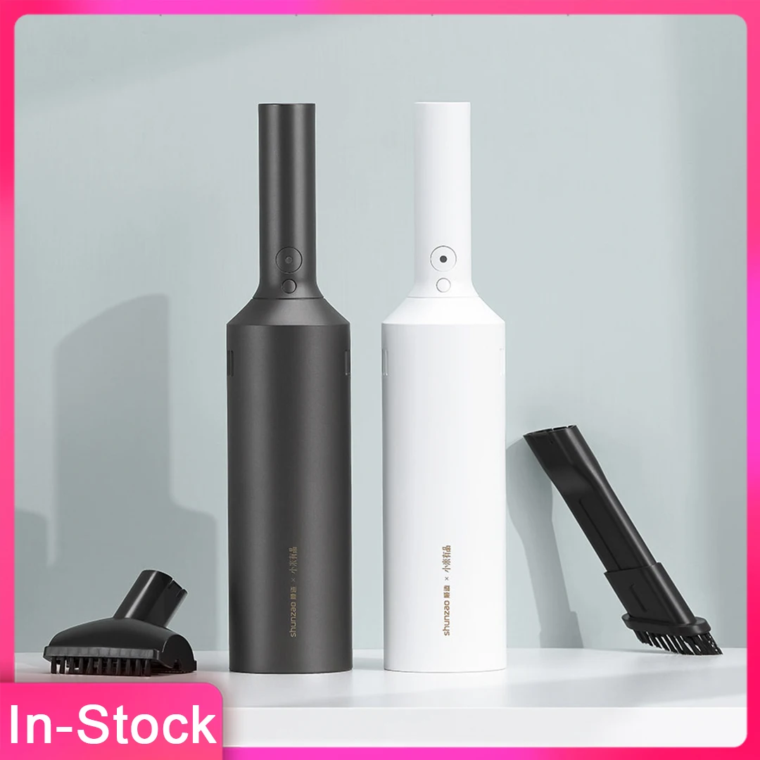 Новинка 2020 портативный беспроводной пылесос XIAOMI Shunzao с USB зарядкой 12000 па