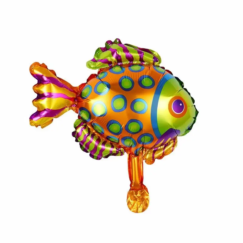 5 шт. морские животные Детские игрушки Воздушные шары мини Акула Осьминог Русалка Дельфин тропическая рыба Лобстер для дня рождения Декор - Цвет: as picture