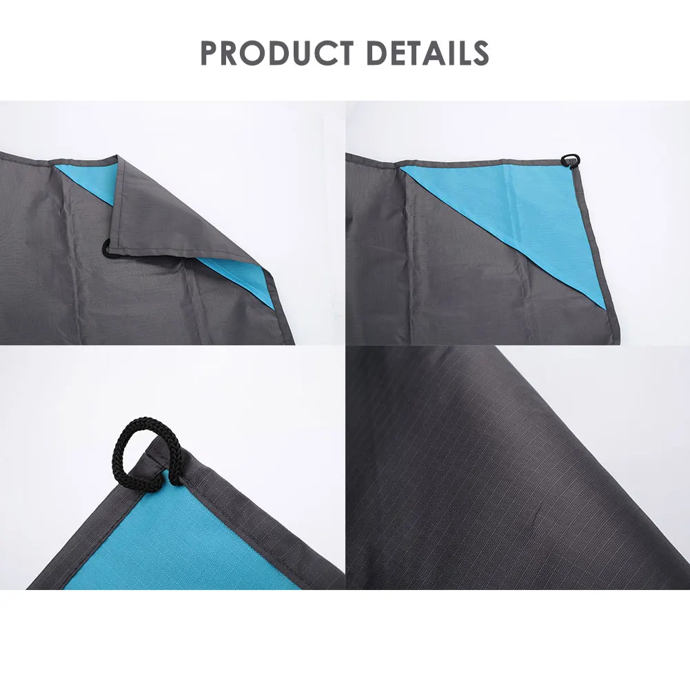 Picnic Blanket+Storage Bag Suit Camping Carpet Folding Travel Rugs Picnic Mat 140*200cm Nylon First Aid Lawn Floor Pad