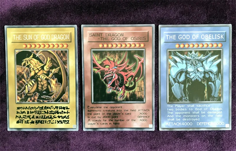 Yu Gi Oh Cards 66 шт./компл. YuGiOh английская настольная игра, настольная игра, карточная игра Gard OCG Collects, колода для детей, рождественские подарки - Цвет: 3 cards