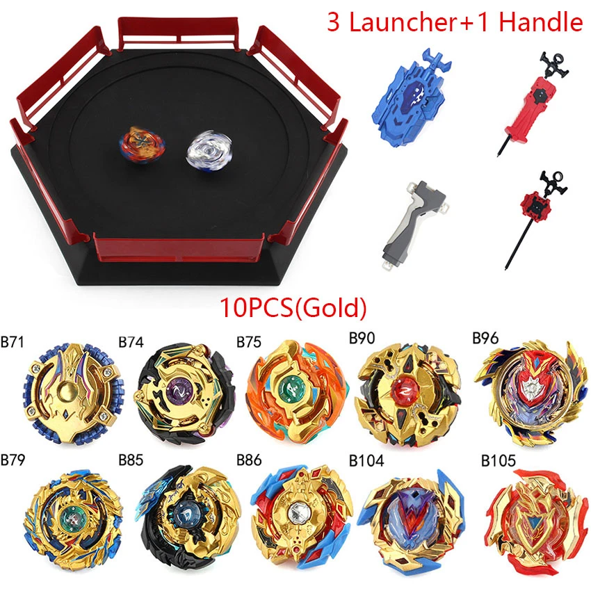 Beyblades и левая правая пусковая установка beyblades Арена burst металлическая борьба Bayblade
