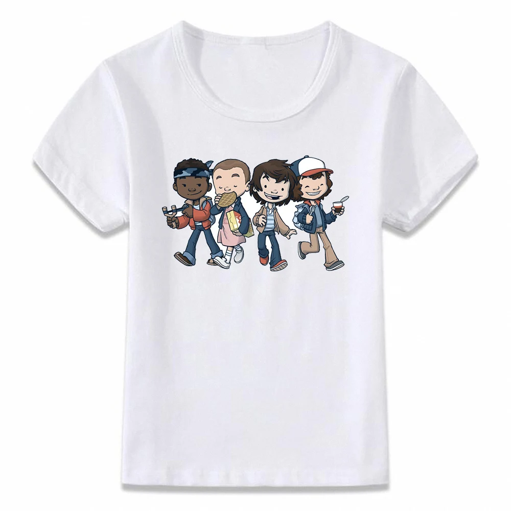 Kids Clothes T Shirt Stranger Things The Squad Eleven Dustin Mike Boys Girls Toddler Tee ooo134 | Детская одежда и обувь