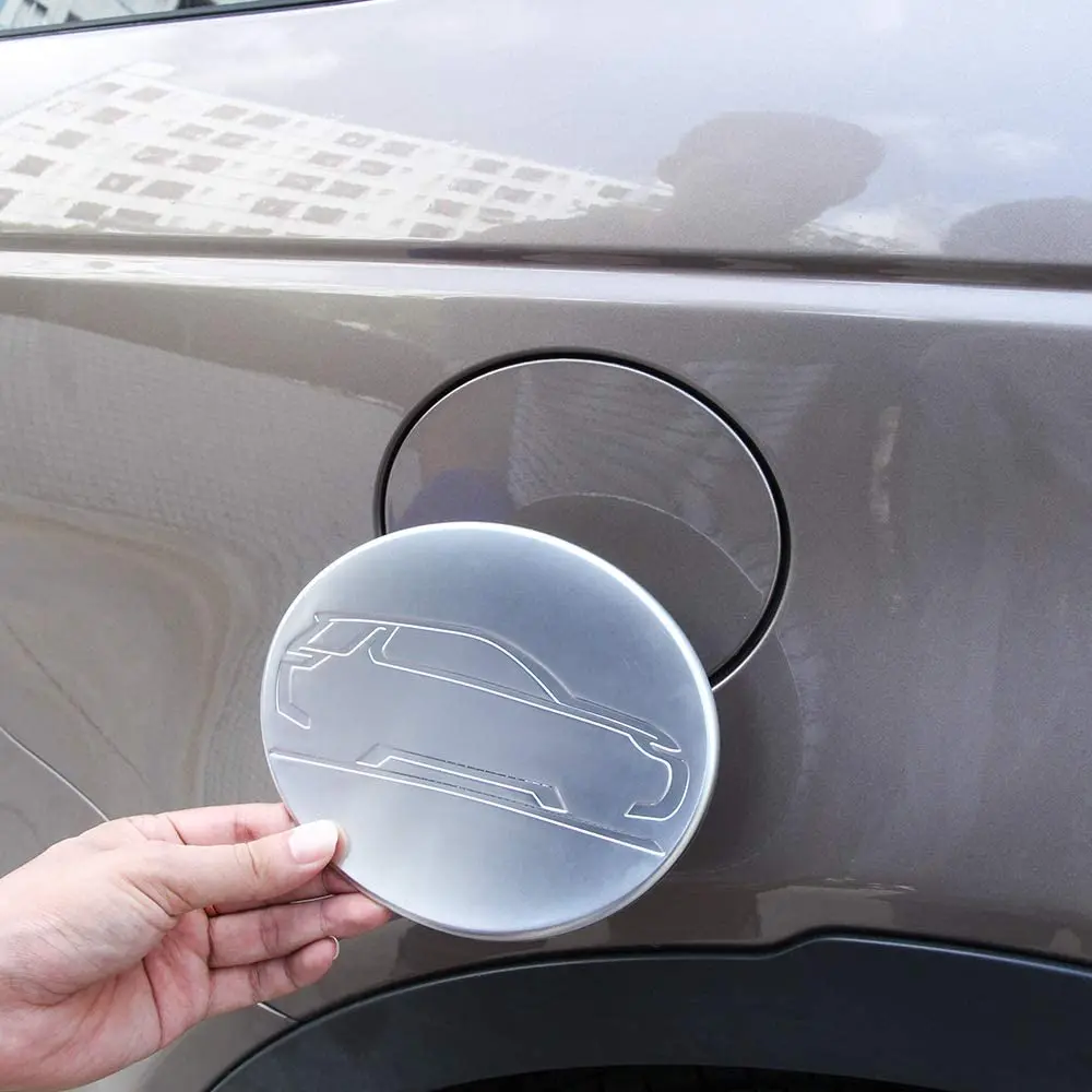

ABS Chrome Fuel Tank Decoration Cap Cover Trim For Land Rover Discovery Sport 2015-2017