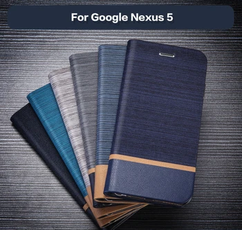 

Pu Leather Wallet Case For Google Nexus 5 Business Phone Case For Google Nexus 5 Flip Book Case Soft Tpu Silicone Back Cover