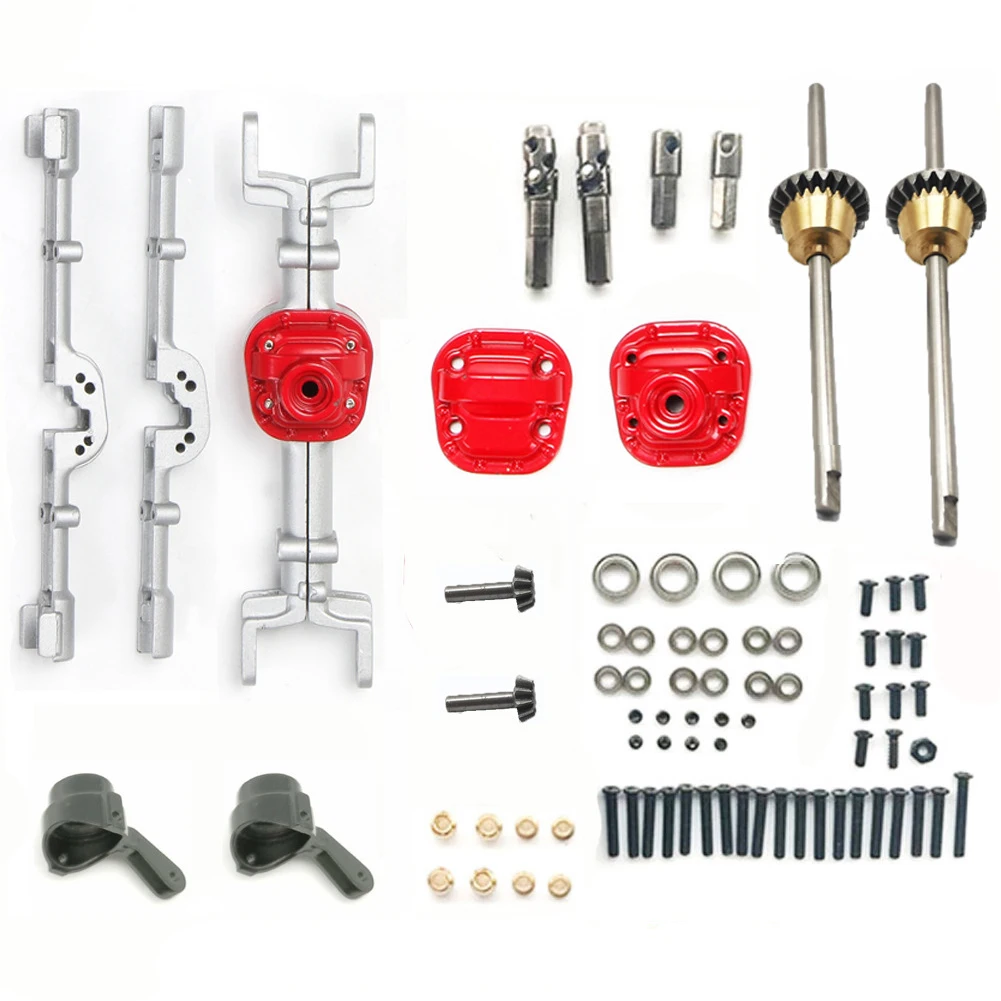 

Boys Racing RC Car Metal Off-Road Practical Front Rear DIY Upgrade Differential Gear Set Spare Parts Climbing Vehicle For MN