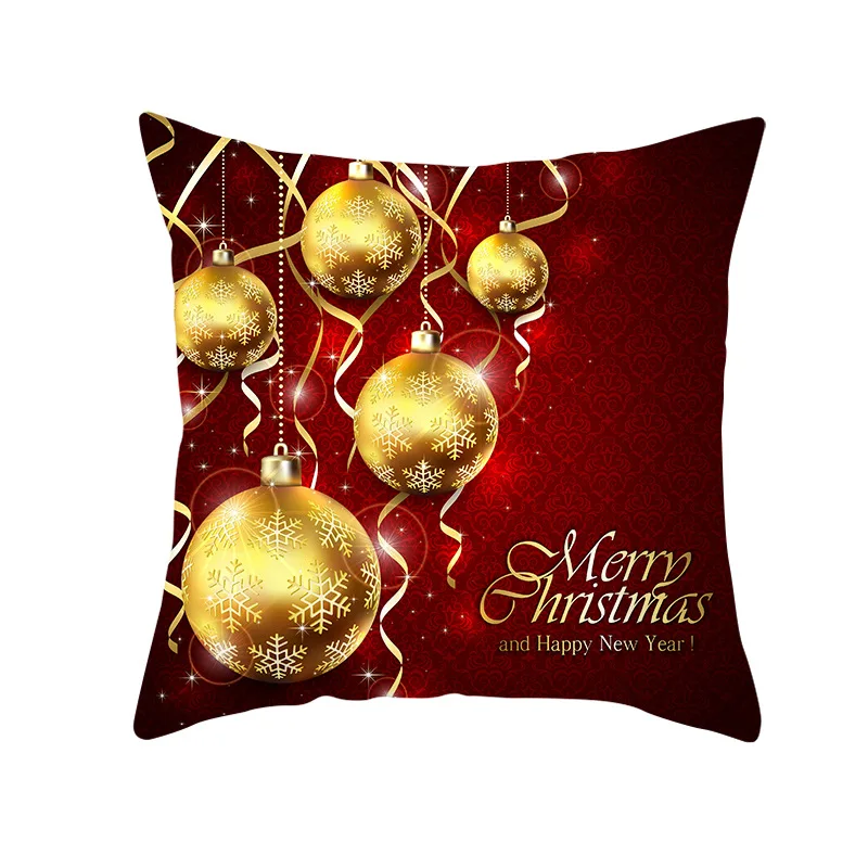 Рождественский подарок Рождественский Чехол на подушку украшения для дома Navidad Noel рождественские украшения Новогодний Декор - Цвет: 4