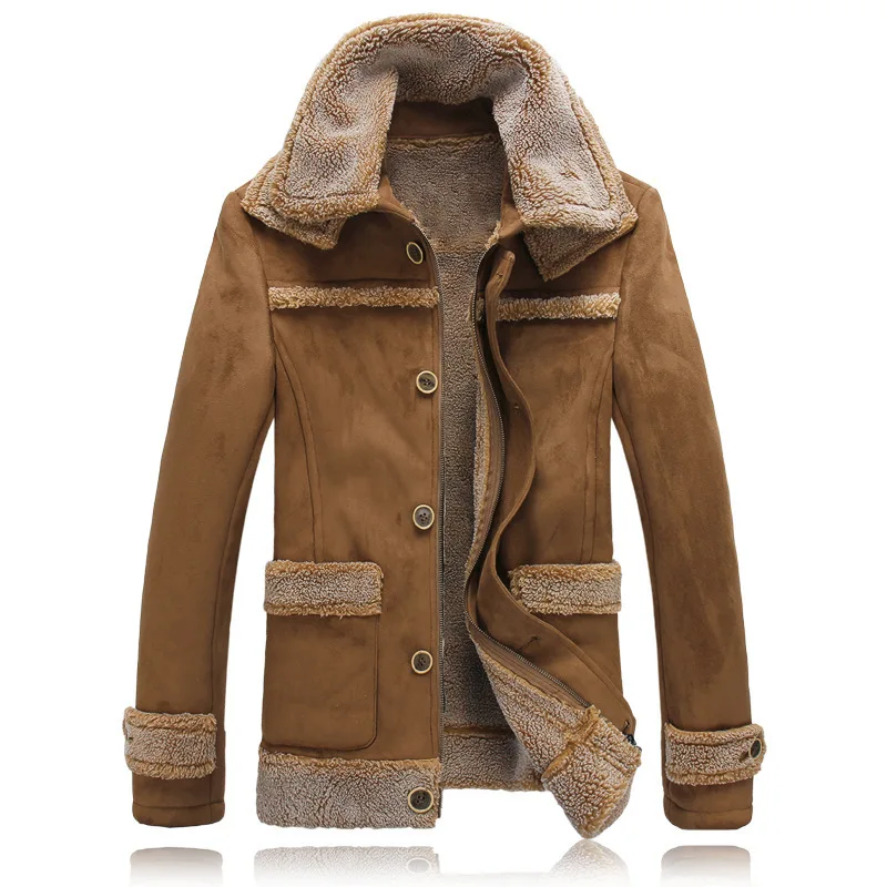 2020 Nieuwe Winter Heren Dikke Warme Jas Fashion Revers Kraag Slim Fit Bovenkleding Mannelijke Toevallige Enkele Breasted Pocket Rits Jassen 2020 Nieuwe Winter Heren Dikke Warme Jas Fashion Revers Kraag Slim Fit Bovenkleding Mannelijke Toevallige Enkele Breasted Pocket Rits Jassen