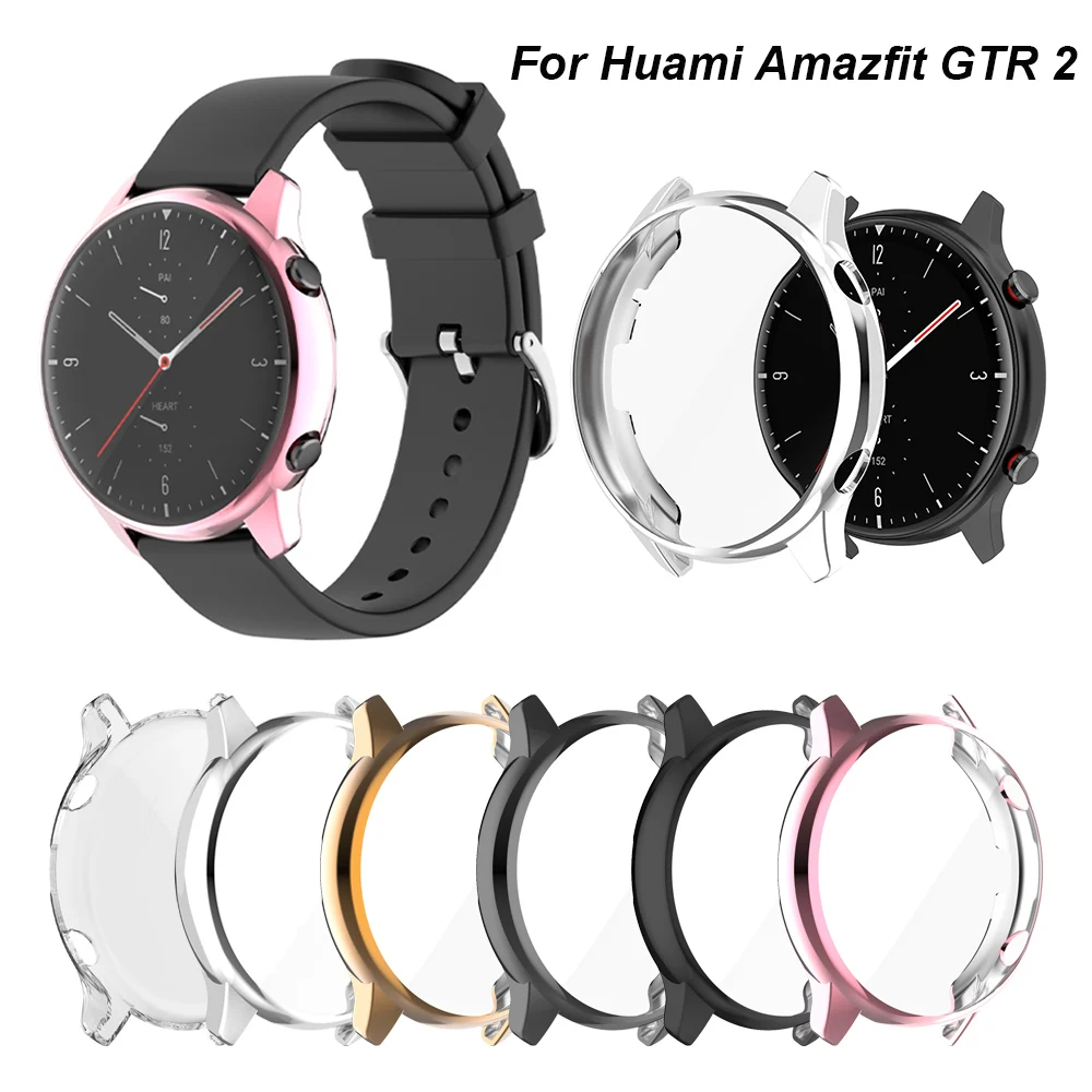 

Protective Shell For Huami Amazfit GTR2 Smart Watch Full Cover Soft Plating TPU Watch Case For Huami Amazfit GTR 2e