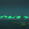Glow In The Dark Dinosaurs/Butterfly/Moon/Universe/Dolphin/Musical Notes Toys Stickers Ceiling Decal Baby Kid Room ► Photo 3/6