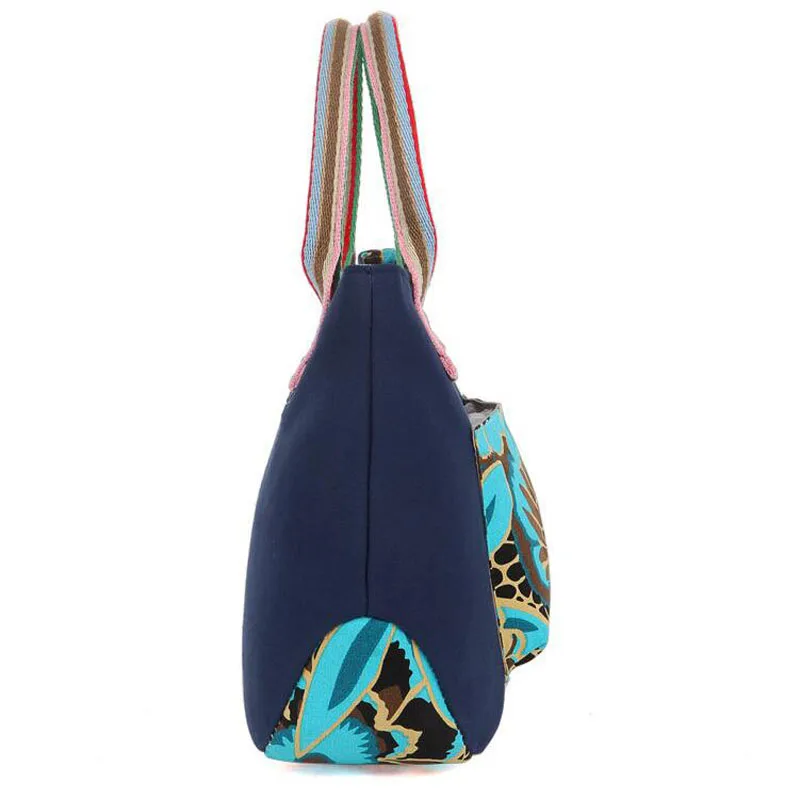 Free Shopping Handbag High Quality Women Girls Canvas Large Striped Summer Shoulder Tote Beach Bag Colored Stripes