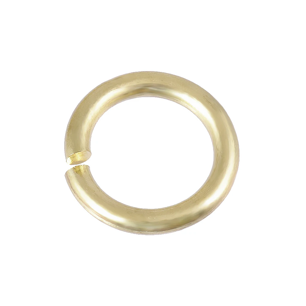 50Pcs Old Gold Key Holders Split Rings Jump Keyrings Keychain Keyfob Findings