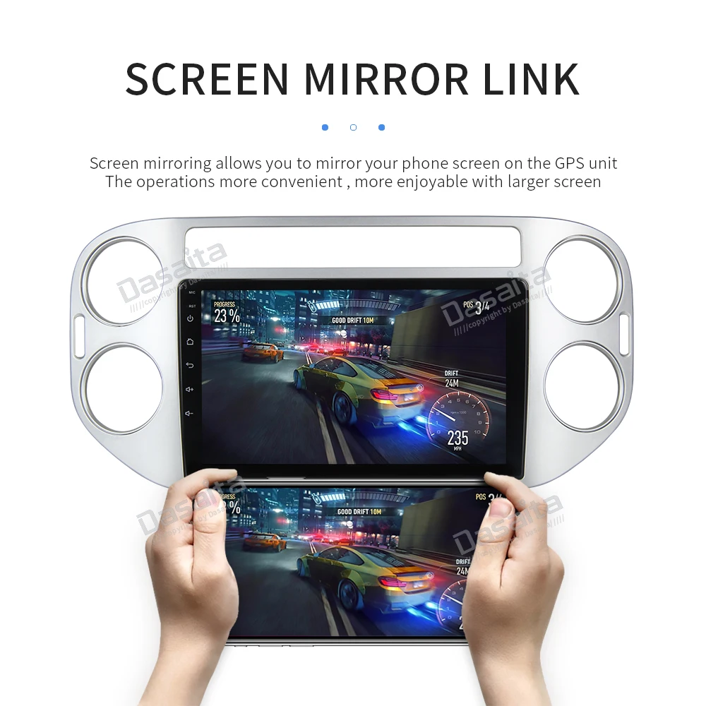 Cheap 9" HD Digital Touch Screen Octa-Core 64bit Android 9.0 radio car for Volkswagen VW Tiguan 2010-2015 with 4GB RAM + 32GB ROM 9