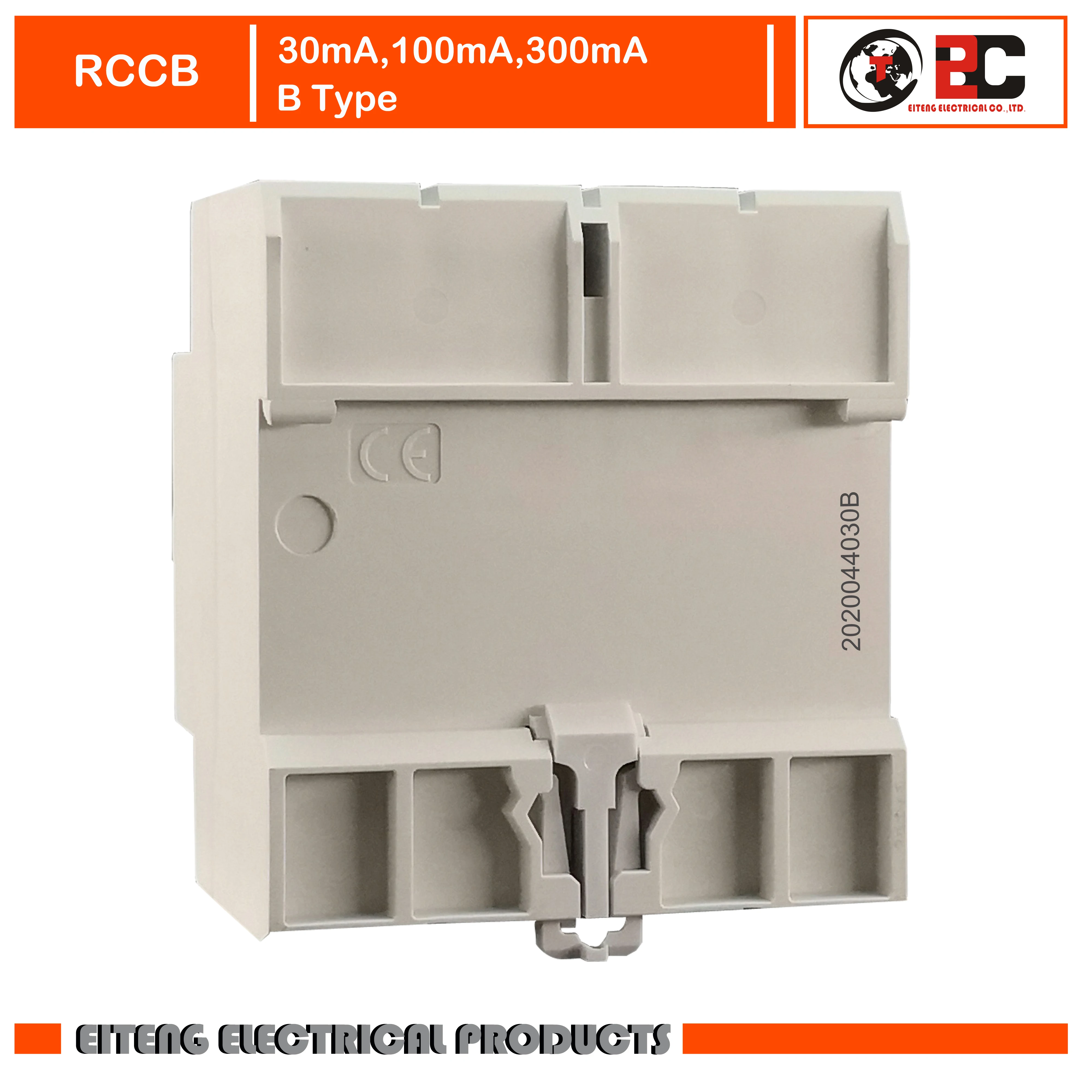 RCCB 4P B Тип 400/415 В ~ 50 Гц/60 Гц цепь остаточного тока поломка 6a 10A 16A 20A 25A 32A 40A 63A 1 кГц