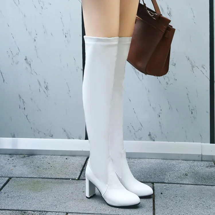 

Big Size 9 10 11-15 thigh high boots knee high boots over the knee boots women ladies boots shoes woman winter boots women