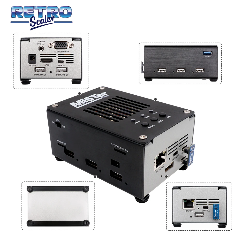 US $420.98 RetroScaler Mister FPGA Kit Core ControlTerasic DE10NanoMain Board for MiSTer Project FPGA Multi Platform Gaming