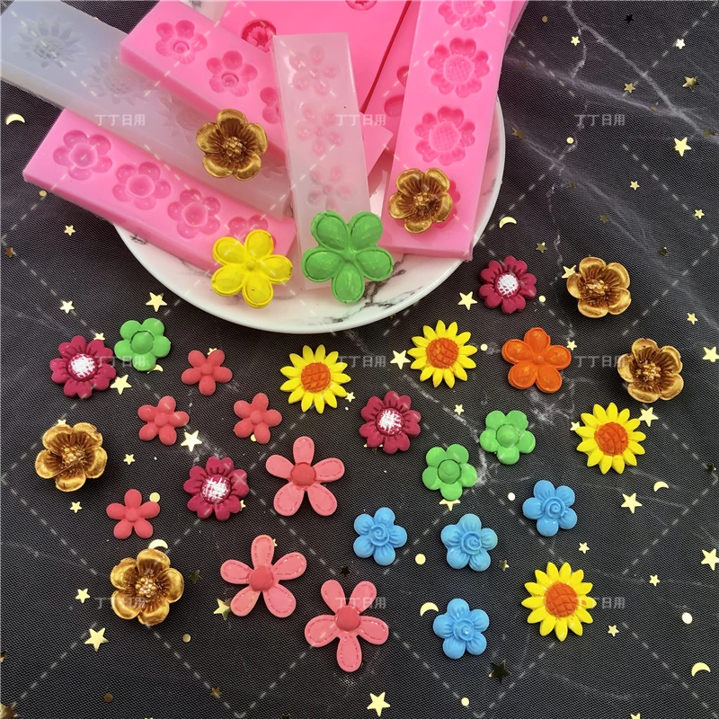 Many Kinds Sun Flower Daisy Moulds For Chocolate Fondant Cake