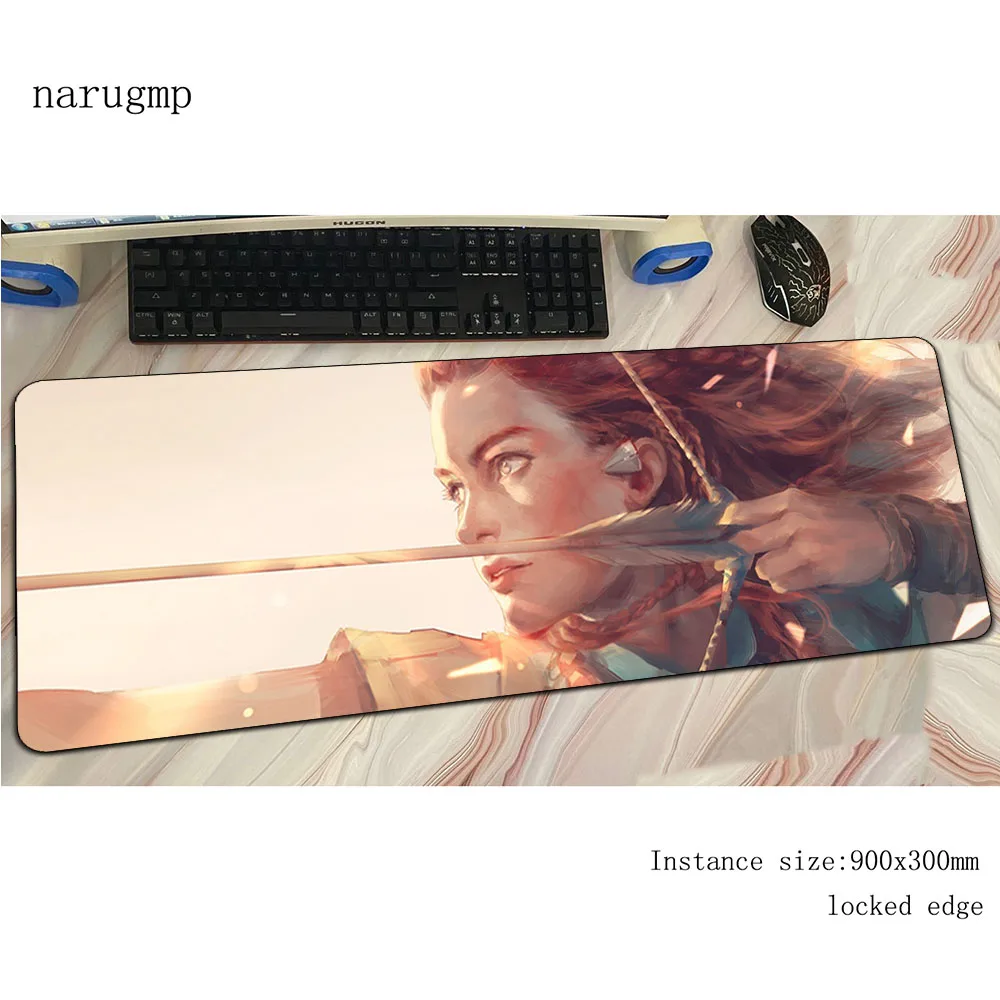 Horizon Zero Dawn Mouse Pad Tappetini Per Il Mouse In Gomma Naturale Migliore Gaming Mousepad Gamer Xl Di Grandi Dimensioni Personalizzato Del Mouse P