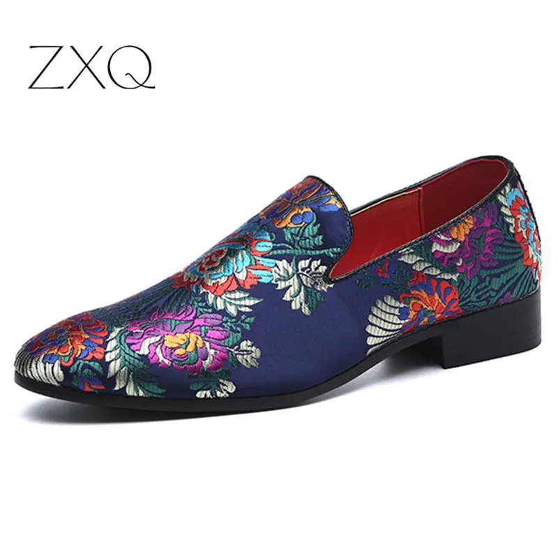 green emerald velvet dress Mens Black Gold Emperor Embroidered Dress Loafers Shoes After Midnight 6823 S main image 1