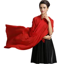 Длинные шифоновые Свадебные шаль невесты Обертывания богемные новые шарфы размер 200 см-70 см красный королевский синий Лавандовый мятный