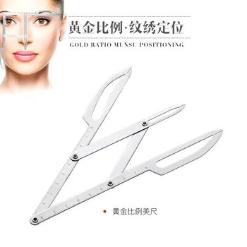 

1PC Reuse Eyebrow Ruler Stencil Adjustable Makeup Shaping Grooming Eye Brow Makeup Model Template Eyebrows Styling Tool Template