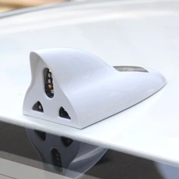 

Universal Car Warning LED Upgraded FM Signal Amplifier Auto Radio Styling Roof Antenna Piano Paint For Citroen C5 C4 Mini Cooper